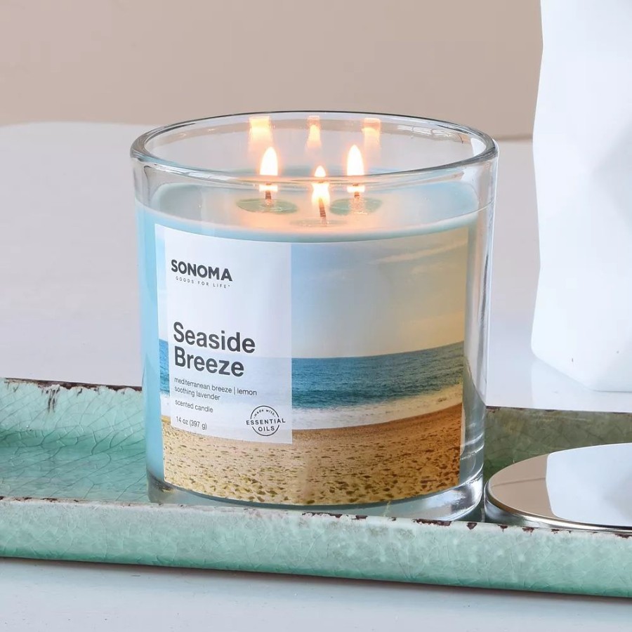 Candles * | Sonoma Goods For Life Seaside Breeze 14-Oz. Candle Jar