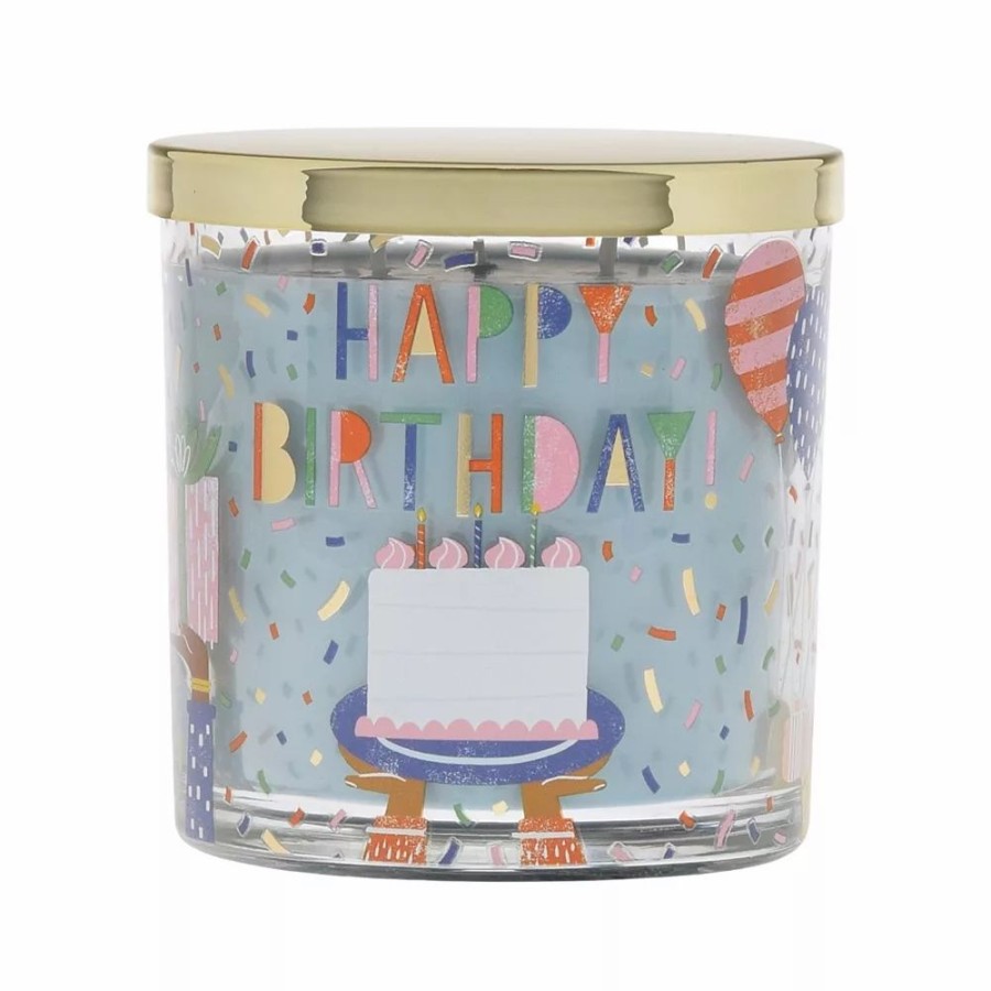 Candles * | Sonoma Goods For Life Happy Birthday Birthday Cake 13-Oz. Candle Jar