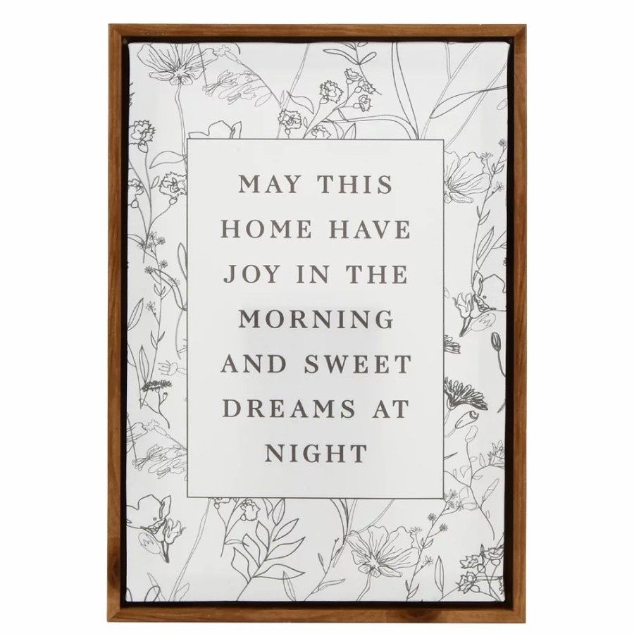 Wall Decor * | Sonoma Goods For Life Joy Sweet Dreams Wall Decor