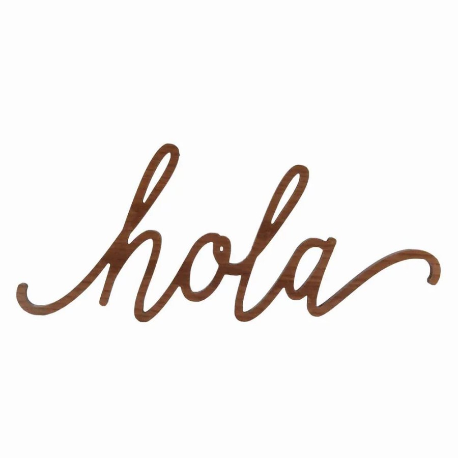 Wall Decor * | Sonoma Goods For Life Hola Sentiment Wall Decor