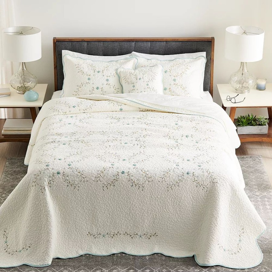 Bedding * | Sonoma Goods For Life Amelia Embroidered Bedspread Or Sham