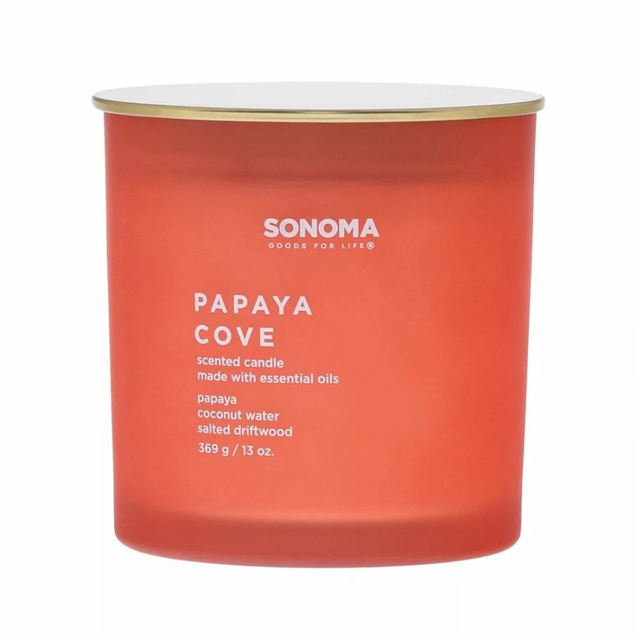 Candles * | Sonoma Goods For Life Papaya Cove 13-Oz. Candle Jar