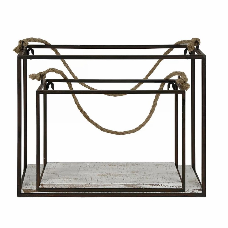 Wall Decor * | Sonoma Goods For Life Rope Shelf 2-Piece Set