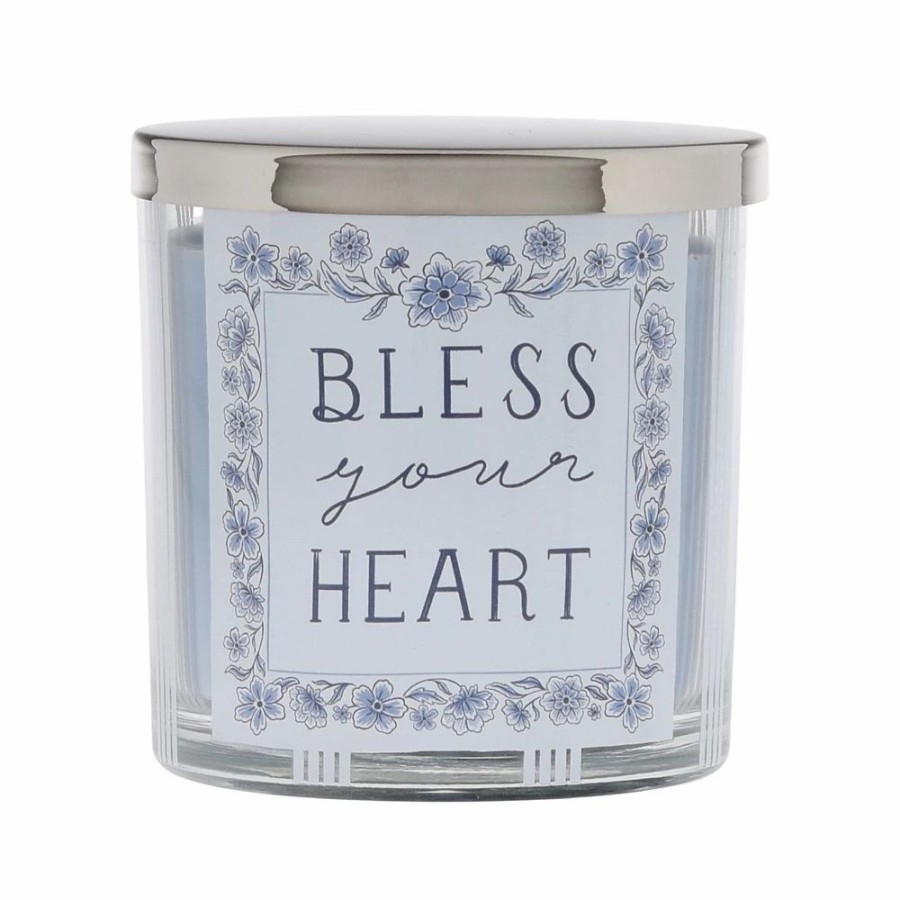 Candles * | Sonoma Goods For Life Bless Your Heart Flamingo Blossoms 13-Oz. Candle Jar