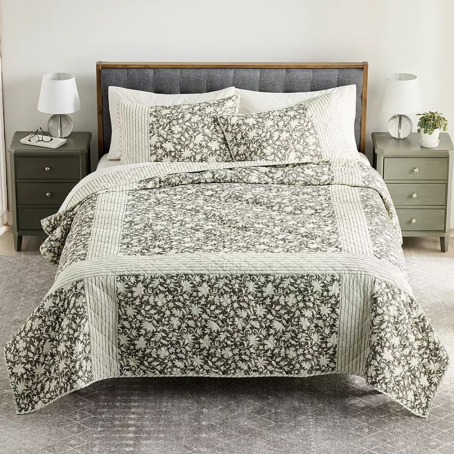 Bedding * | Sonoma Goods For Life New Traditions Holme Botanical Quilt Or Sham