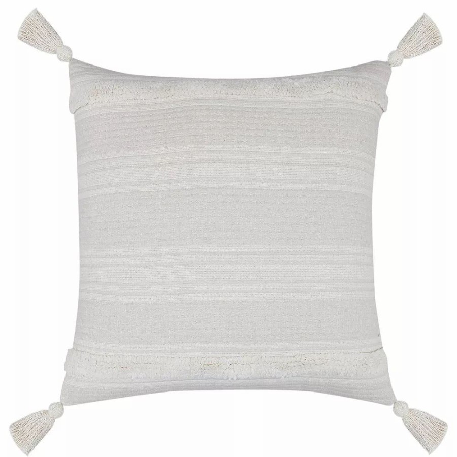 Chair Pads * | Sonoma Goods For Life Textured Stripe Ultimate Feather Fill Throw Pillow