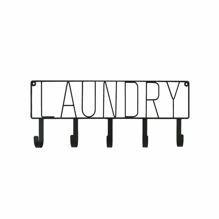 Wall Decor * | Sonoma Goods For Life Laundry 5-Hook Wall Decor