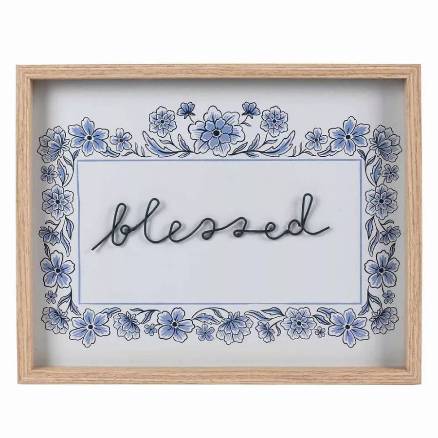 Wall Decor * | Sonoma Goods For Life Blessed Wall Art