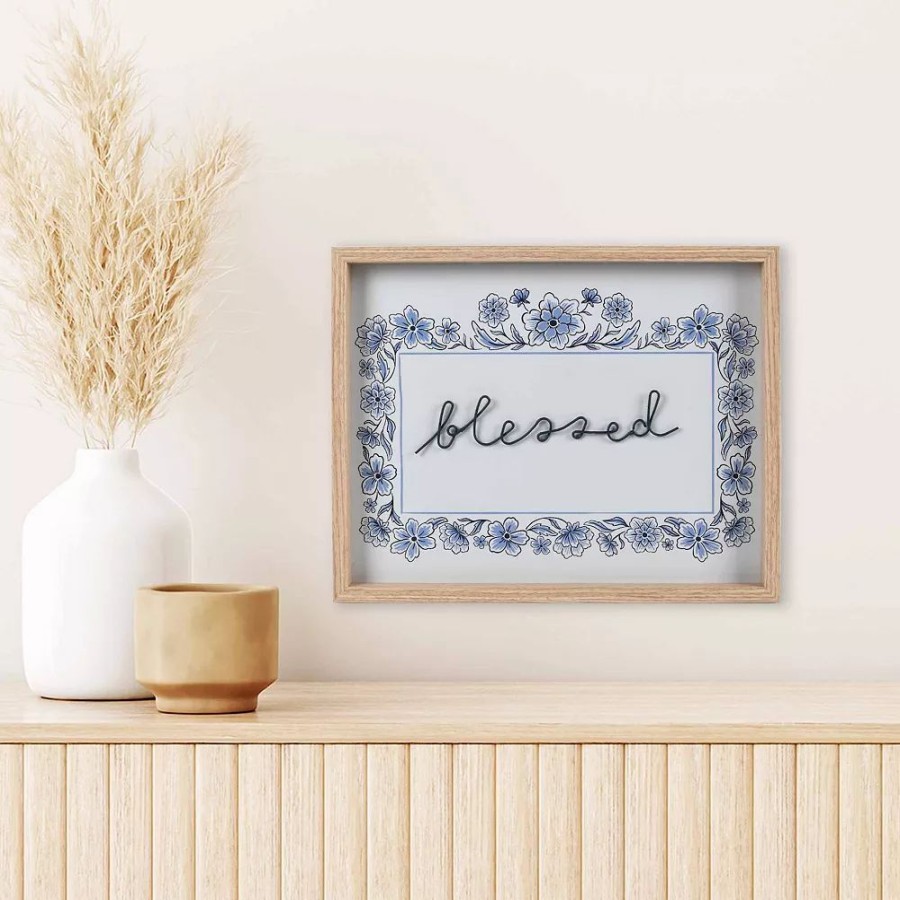 Wall Decor * | Sonoma Goods For Life Blessed Wall Art