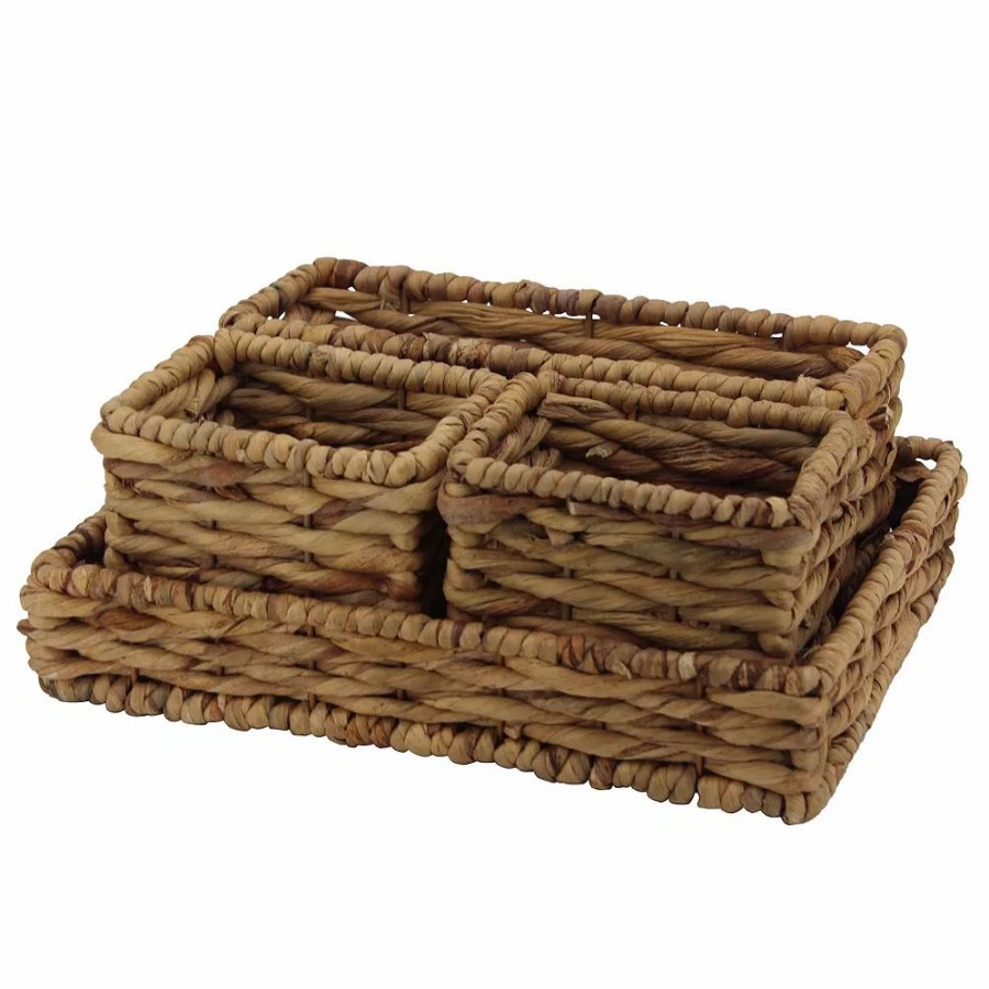 Bathroom * | Sonoma Goods For Life Sonoma Wicker Bathroom Vanity Set