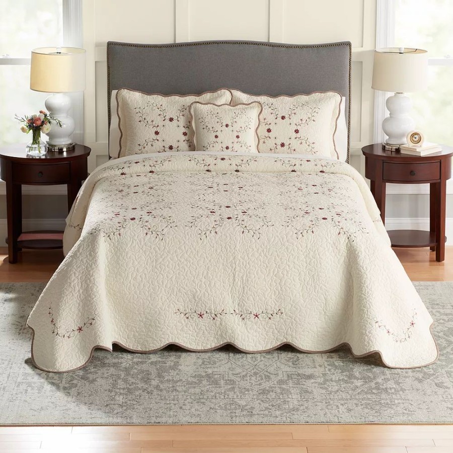 Bedding * | Sonoma Goods For Life Embroidered Bedspread Or Sham