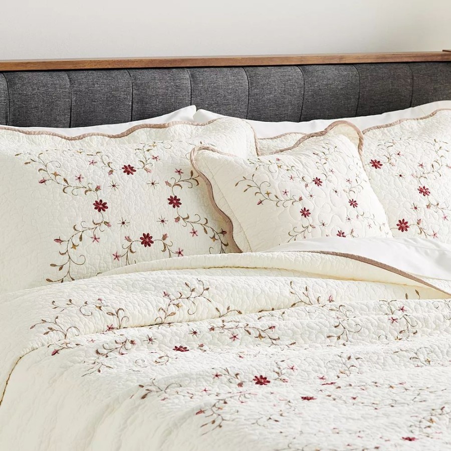 Bedding * | Sonoma Goods For Life Embroidered Bedspread Or Sham