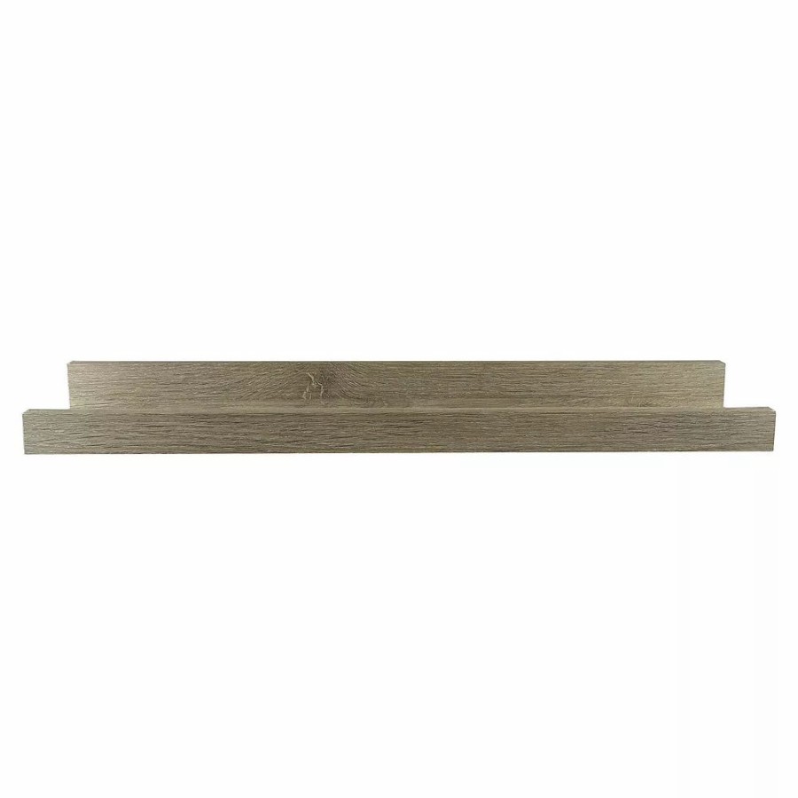 Wall Decor * | Sonoma Goods For Life Gray Wash Single Ledge Shelf Wall Decor