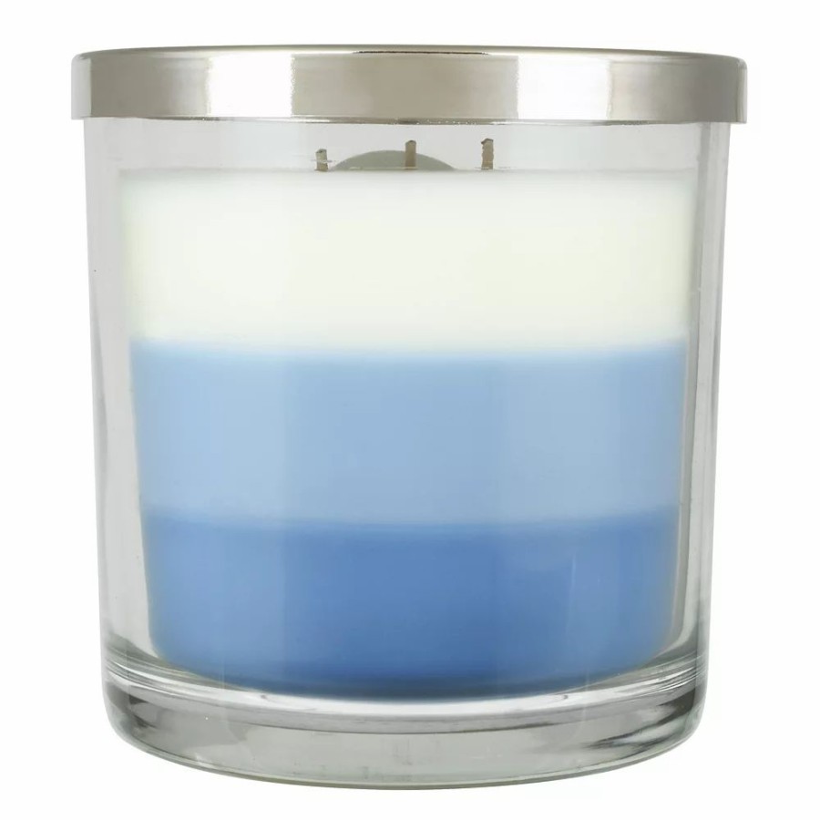 Candles * | Sonoma Goods For Life Blue Citron 14Oz 3-Wick Candle Jar