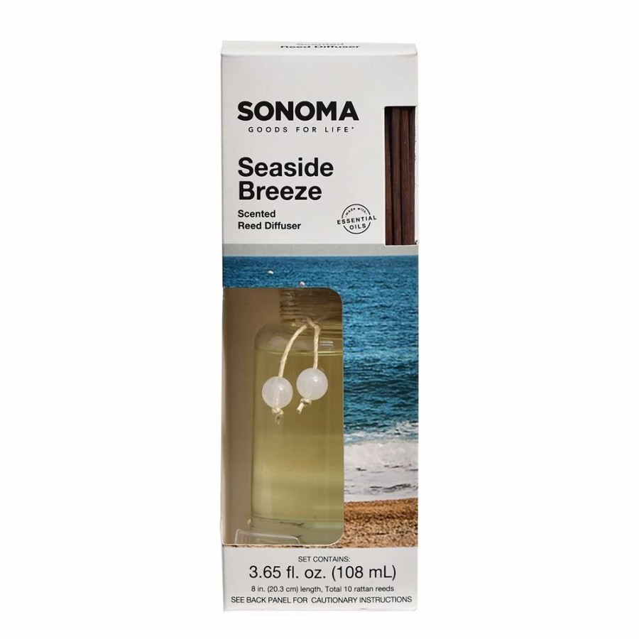 Candles * | Sonoma Goods For Life Seaside Breeze Reed Diffuser 11-Piece Set