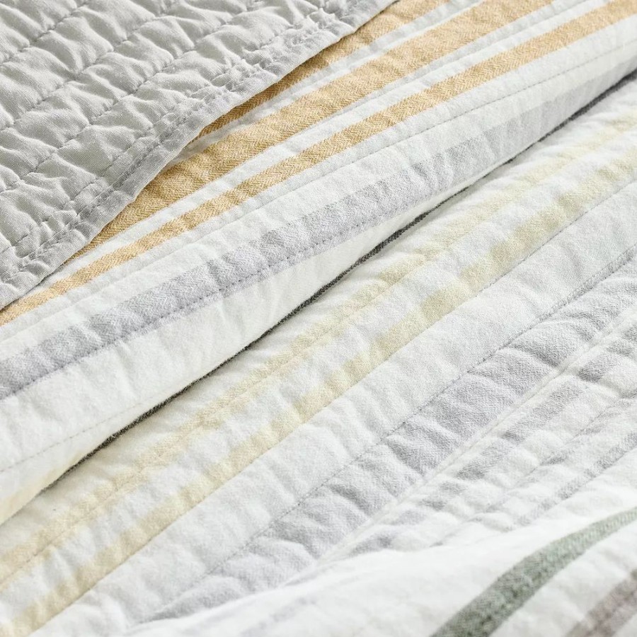 Bedding * | Sonoma Goods For Life New Traditions Plymouth Yarn Dyed Stripe Quilt Or Sham