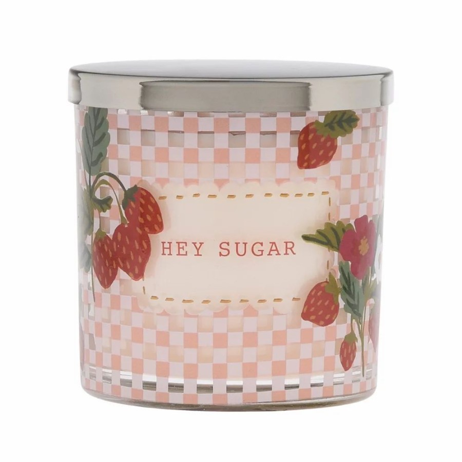 Candles * | Sonoma Goods For Life Hey Sugar Vanilla Strawberry Swirl 13-Oz. Candle Jar