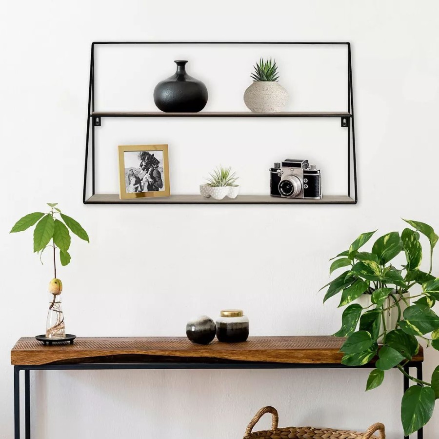 Wall Decor * | Sonoma Goods For Life Two Tier Wall Shelf