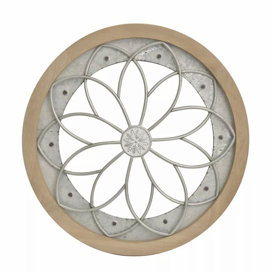 Wall Decor * | Sonoma Goods For Life Mixed Material Flower Wall Medallion