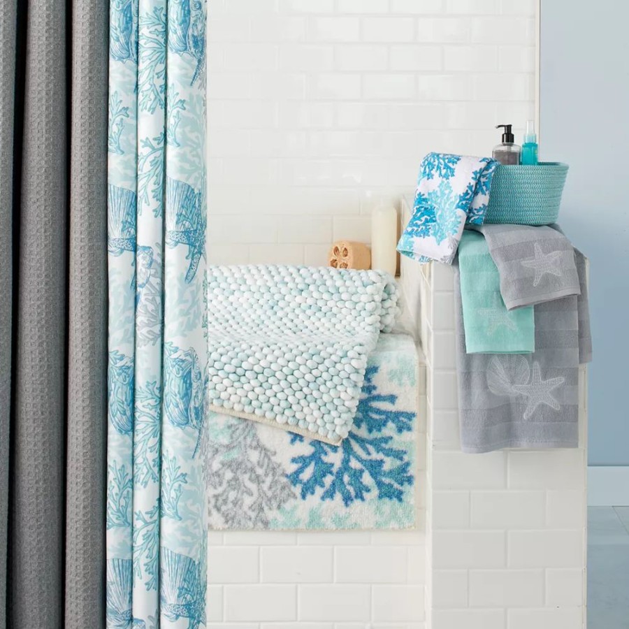 Bathroom * | Sonoma Goods For Life Coastal Printed Shower Curtain