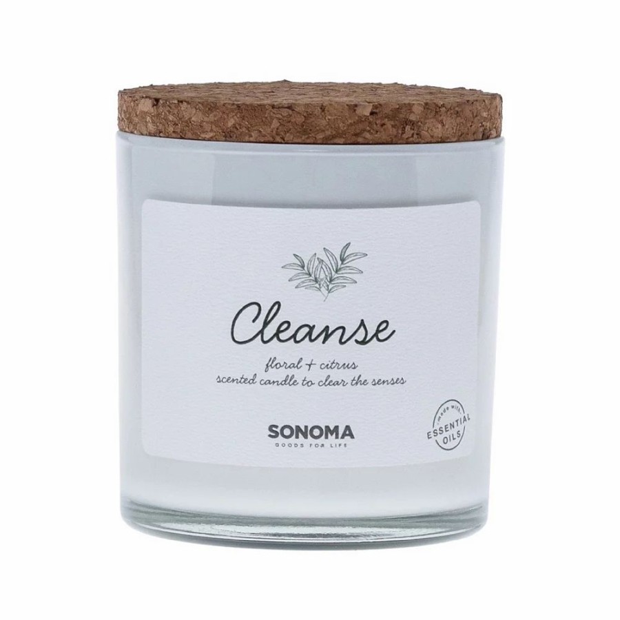 Candles * | Sonoma Goods For Life Spa Cleanse Floral & Citrus 13-Oz. Candle Jar