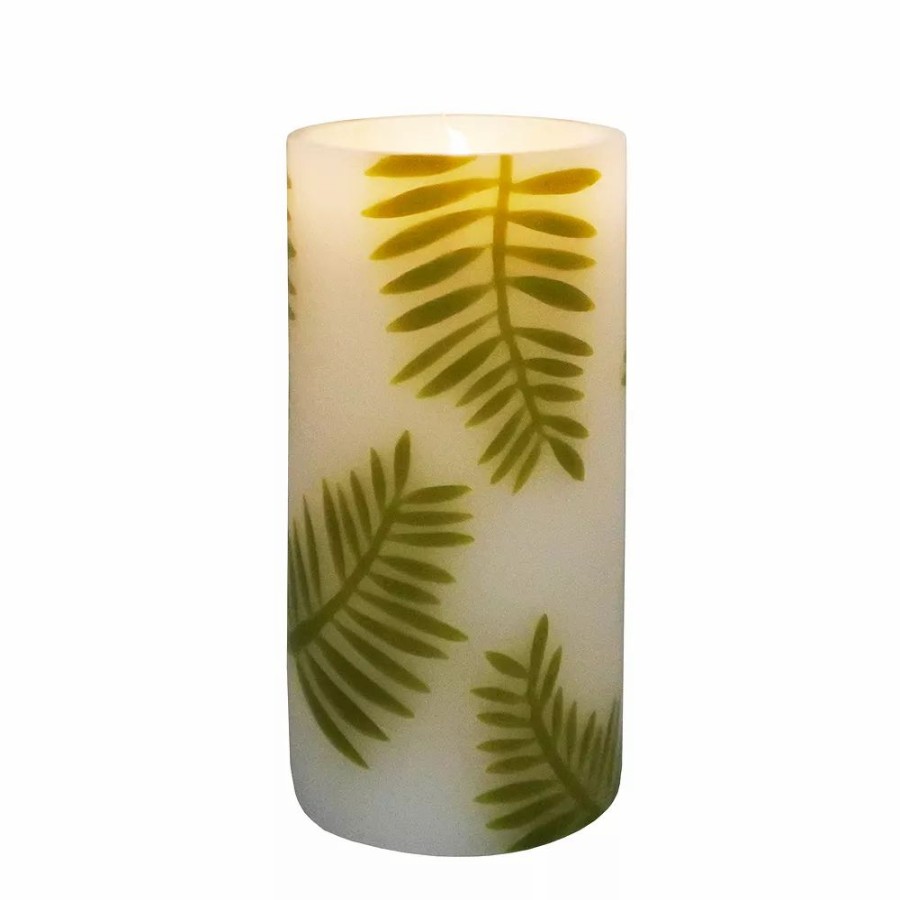 Candles * | Sonoma Goods For Life Tall Led Greenery Candle