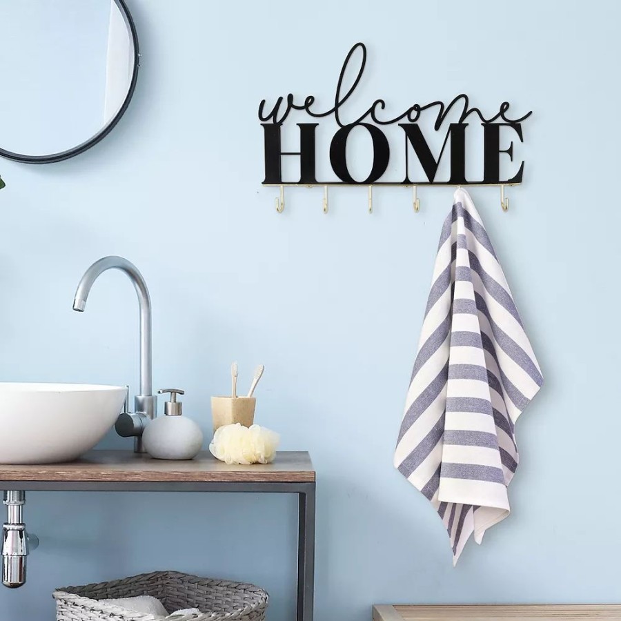 Wall Decor * | Sonoma Goods For Life 6-Hook Welcome Home Wall Decor