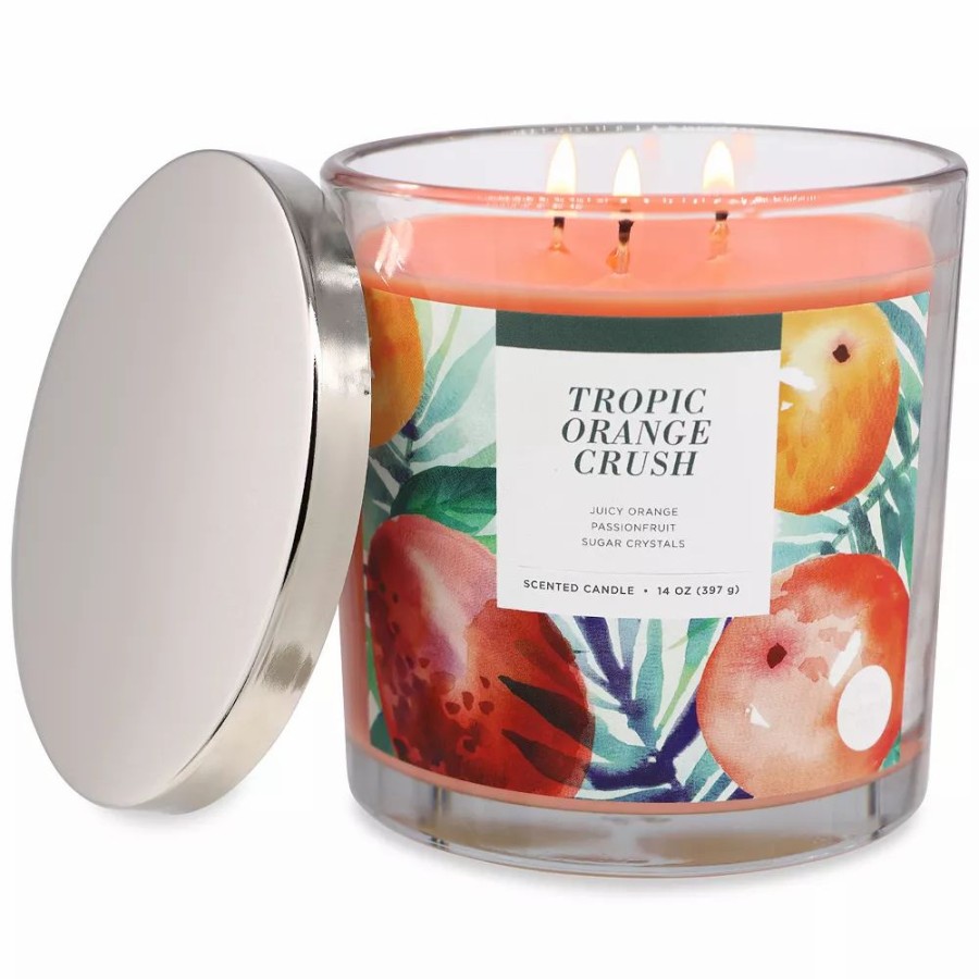 Candles * | Sonoma Goods For Life Tropic Orange Crush 14-Oz. Candle Jar