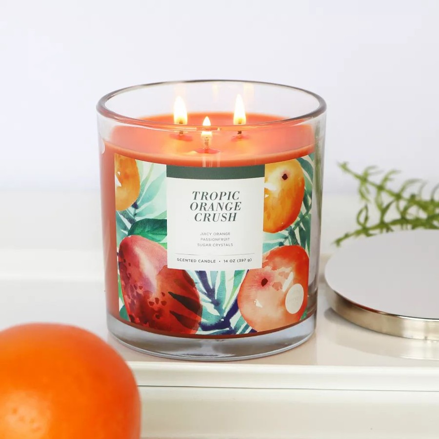 Candles * | Sonoma Goods For Life Tropic Orange Crush 14-Oz. Candle Jar