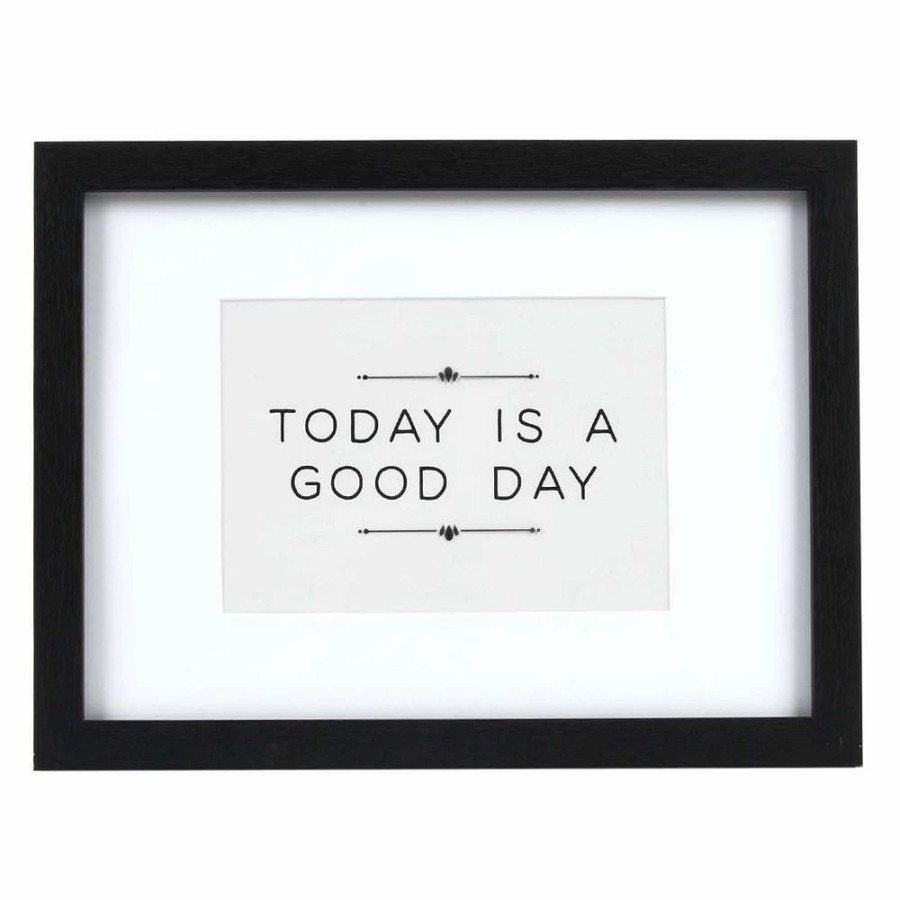 Wall Decor * | Sonoma Goods For Life Today Is A Good Day Framed Sentiment