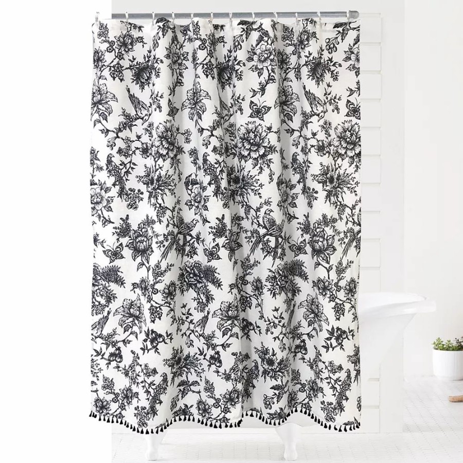 Bathroom * | Sonoma Goods For Life Harrison Floral Print Shower Curtain