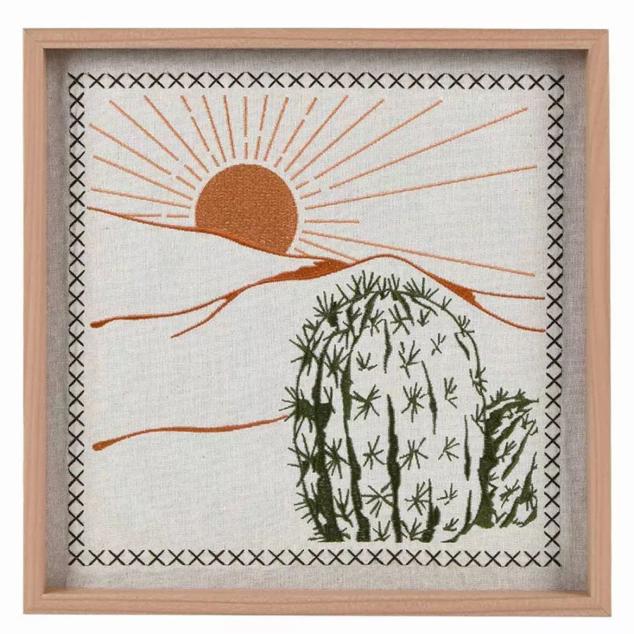 Wall Decor * | Sonoma Goods For Life Framed Cactus Wall Art