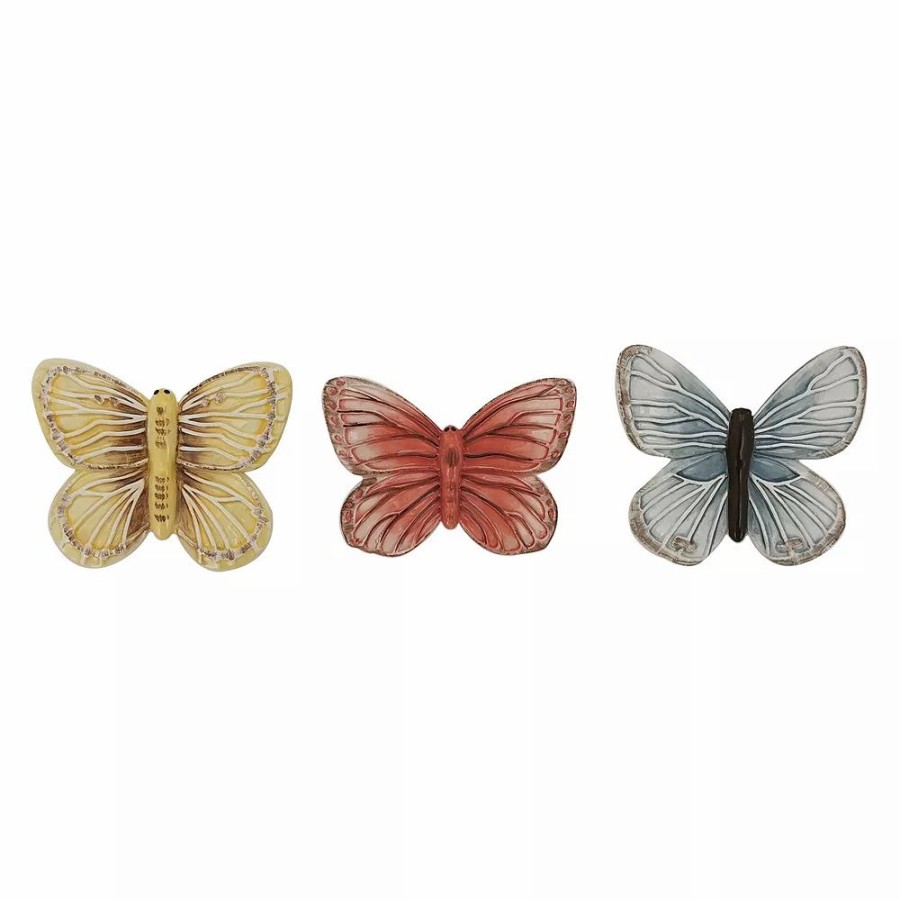 Wall Decor * | Sonoma Goods For Life Set Of 3 Butterfly Wall Decor Pieces