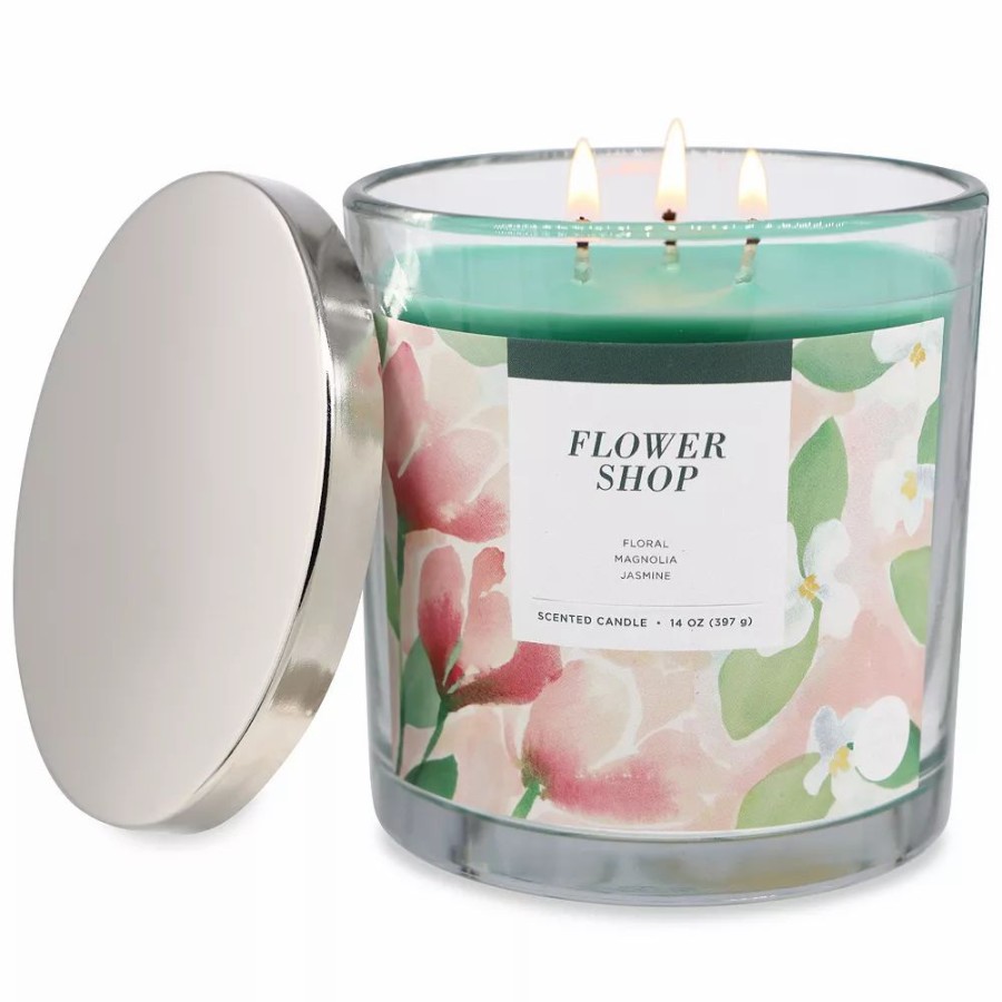 Candles * | Sonoma Goods For Life Flower Shop 14-Oz. Candle Jar