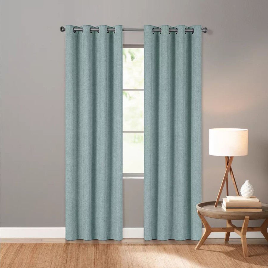 Window Treatments * | Sonoma Goods For Life Ultimate Performance Distressed Chenille 100% Blackout 2-Pk Curtain