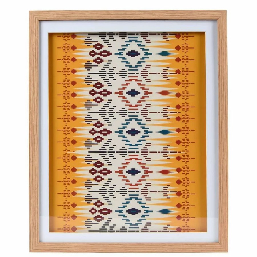 Wall Decor * | Sonoma Goods For Life Framed Southwestern Pattern Wall Art