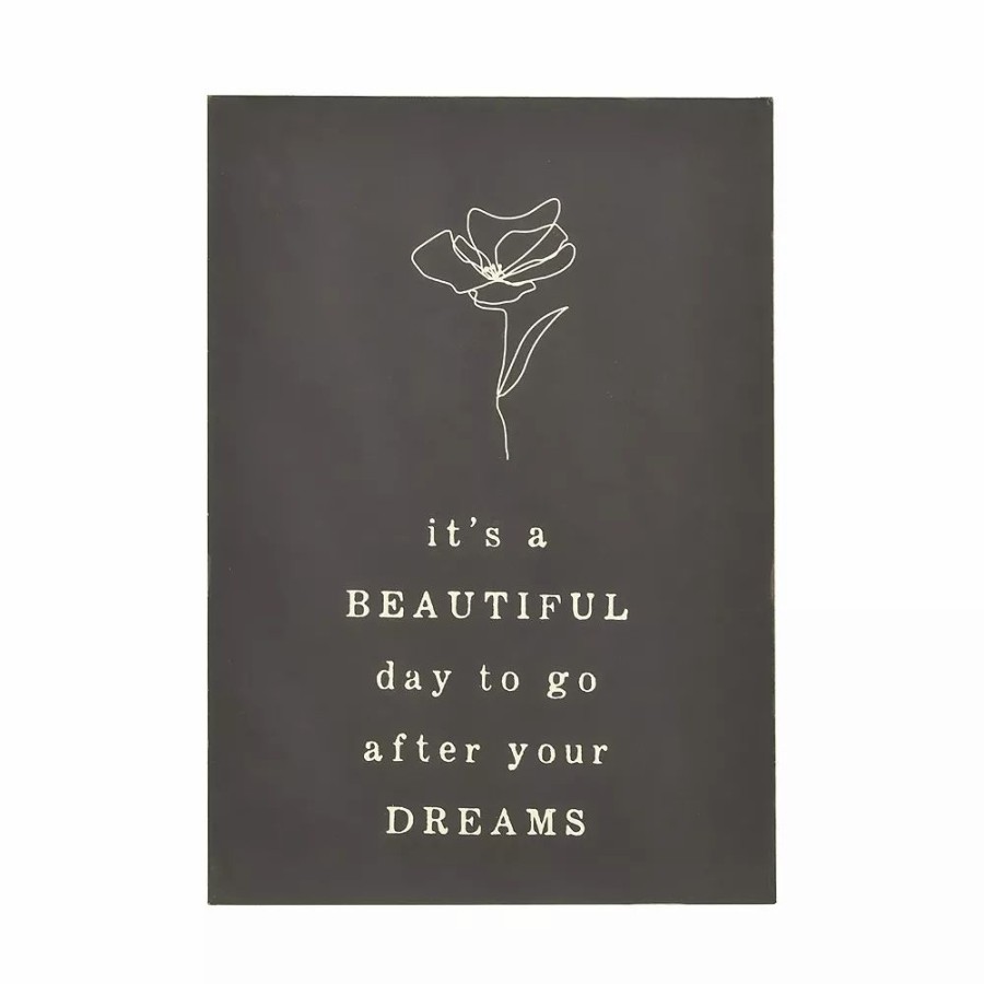 Wall Decor * | Sonoma Goods For Life Beautiful Day Caption Art Box